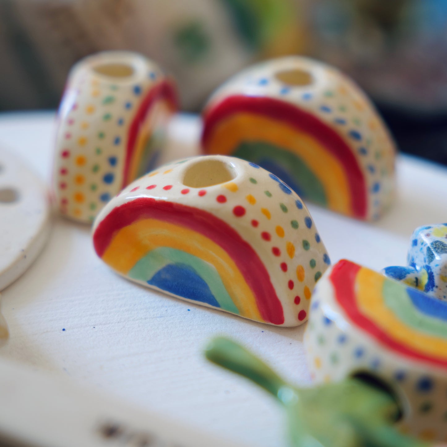 Kerzenhalter „Regenbogen“