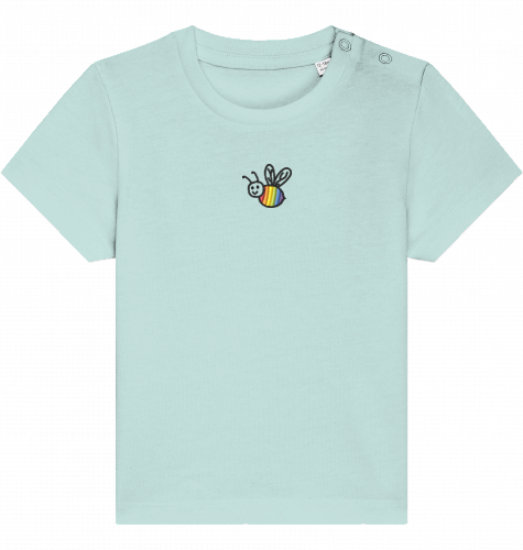 Baby T-Shirt "Regenbogenbiene"