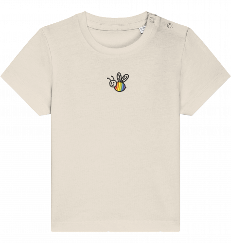 Baby T-Shirt "Regenbogenbiene"