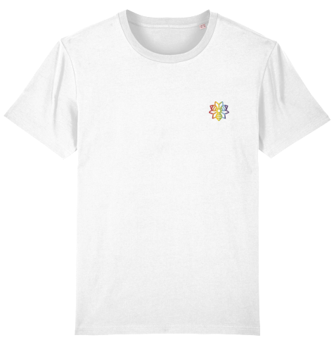 Unisex T-Shirt "Die drei Regenbogen-Bienen"