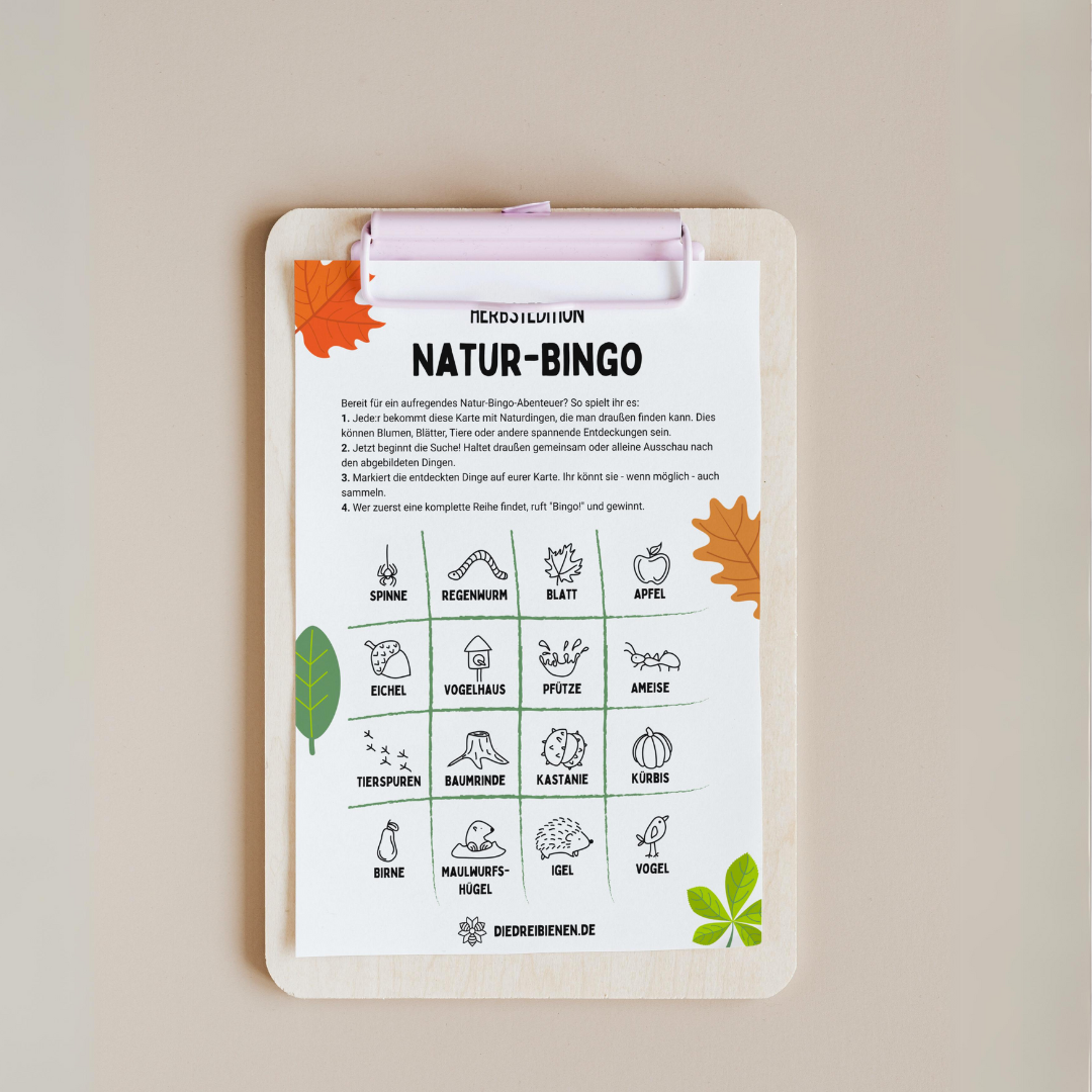 Spiel Naturbingo Herbstedition