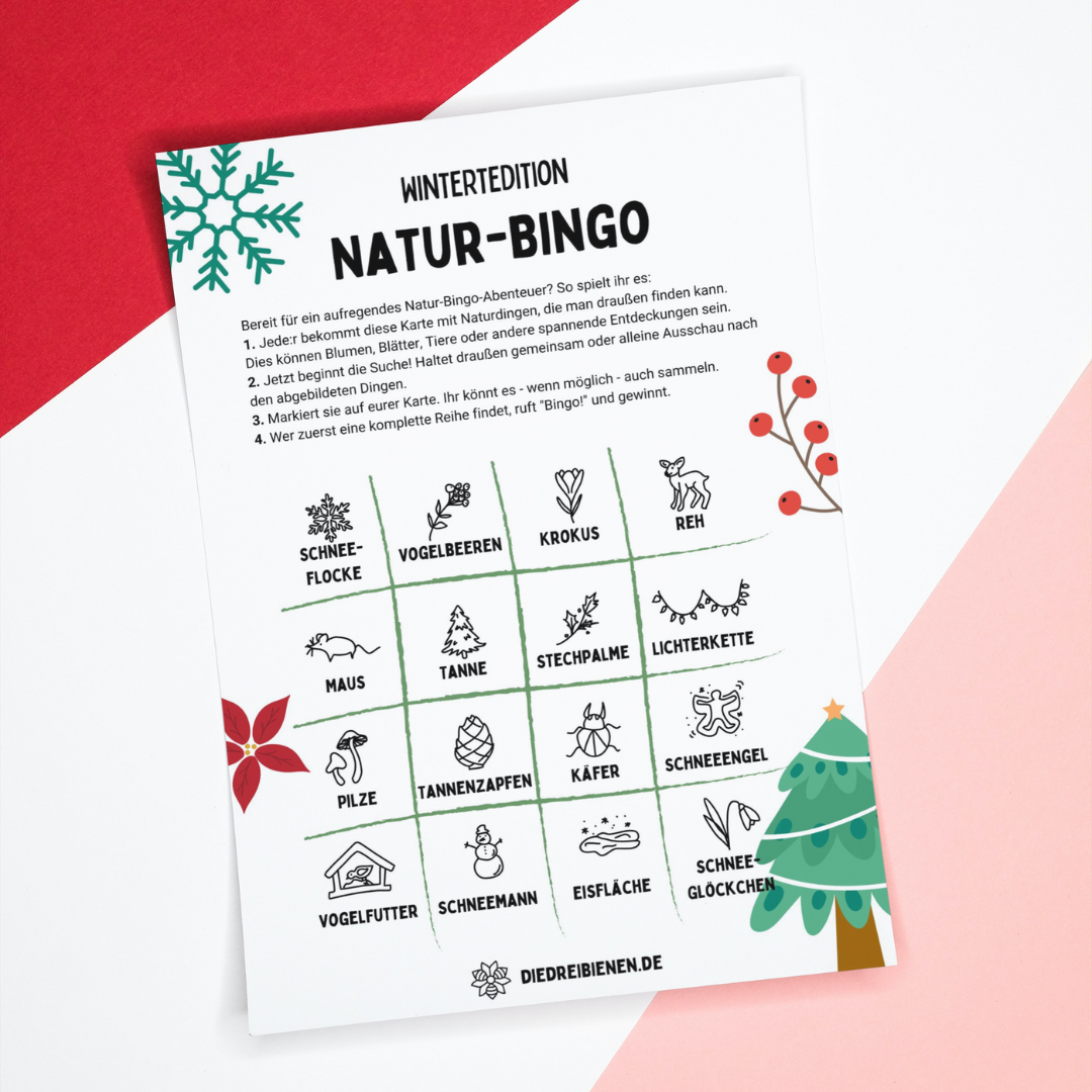 Spiel Naturbingo Winteredition