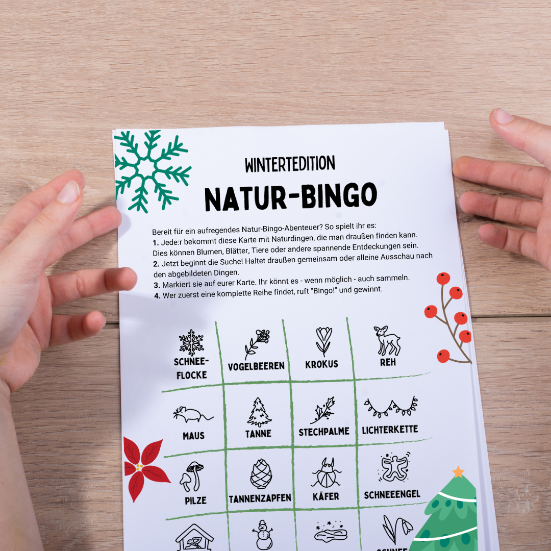 Spiel Naturbingo Winteredition